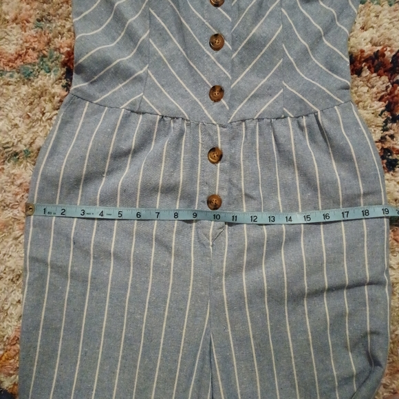 Ci Sono Linen Jumpsuit • Lightweight • Size L • NWOT - Picture 7 of 11